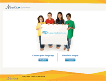 Tablet Screenshot of learnalberta.ca